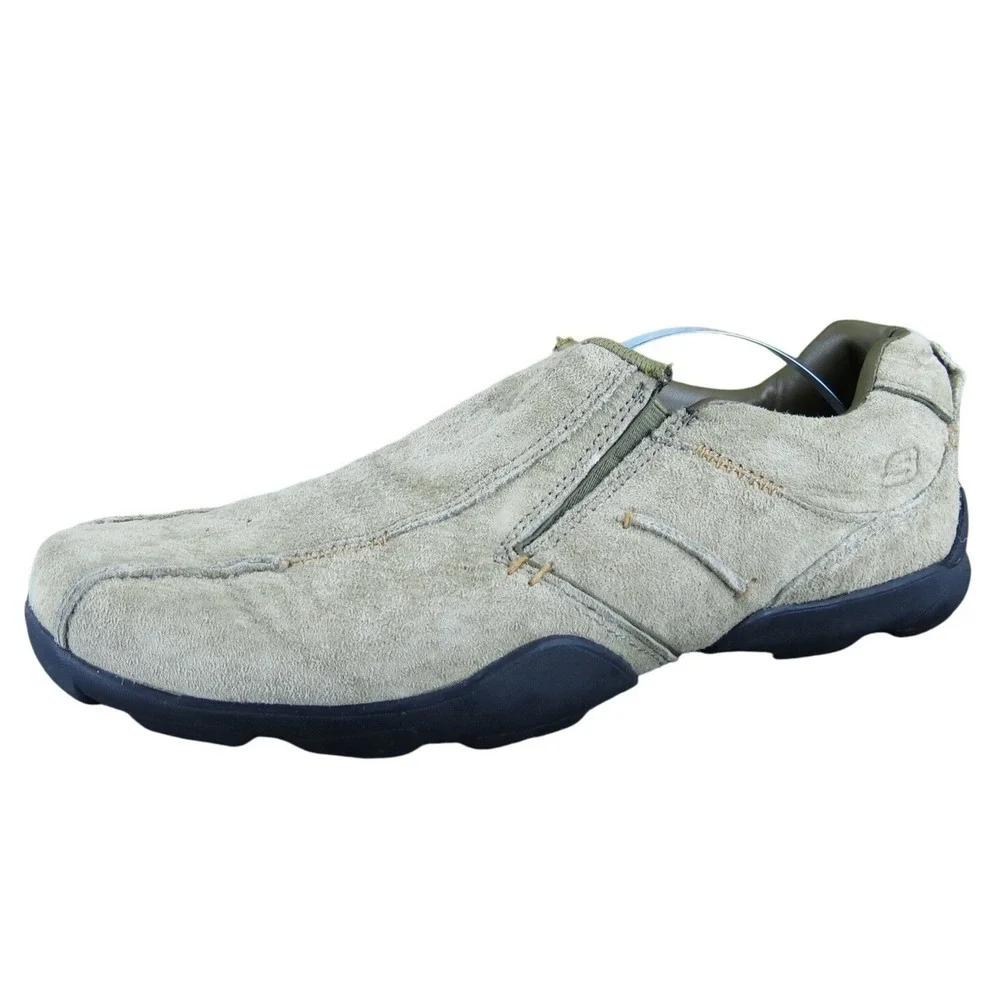 Skechers Men  Slip-On Stone‎ Suede Size 8 Medium Gently Used 2025